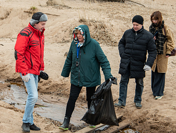 Правозащитный субботник на мысе Тарховка