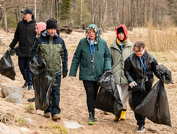 Правозащитный субботник на мысе Тарховка