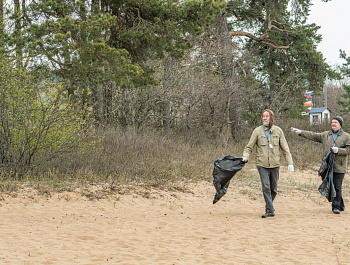 Правозащитный субботник на мысе Тарховка
