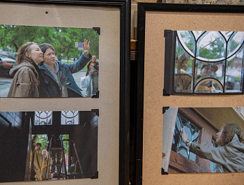 Сохранение истории в деталях: петербургский Уполномоченный поблагодарила добровольцев, подаривших витражам новую жизнь